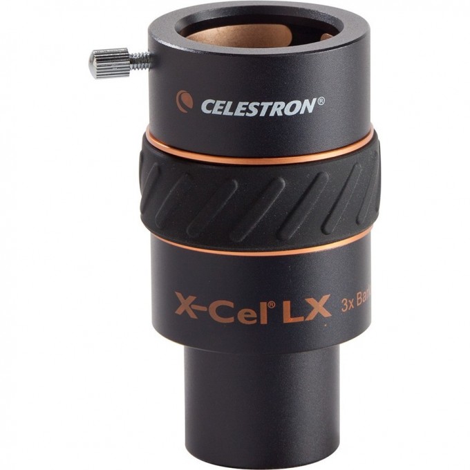 Линза Барлоу CELESTRON X-CEL LX 3x 1,25" 93428 Линза Барлоу CELESTRON X-CEL LX 3x 1,25" 93428